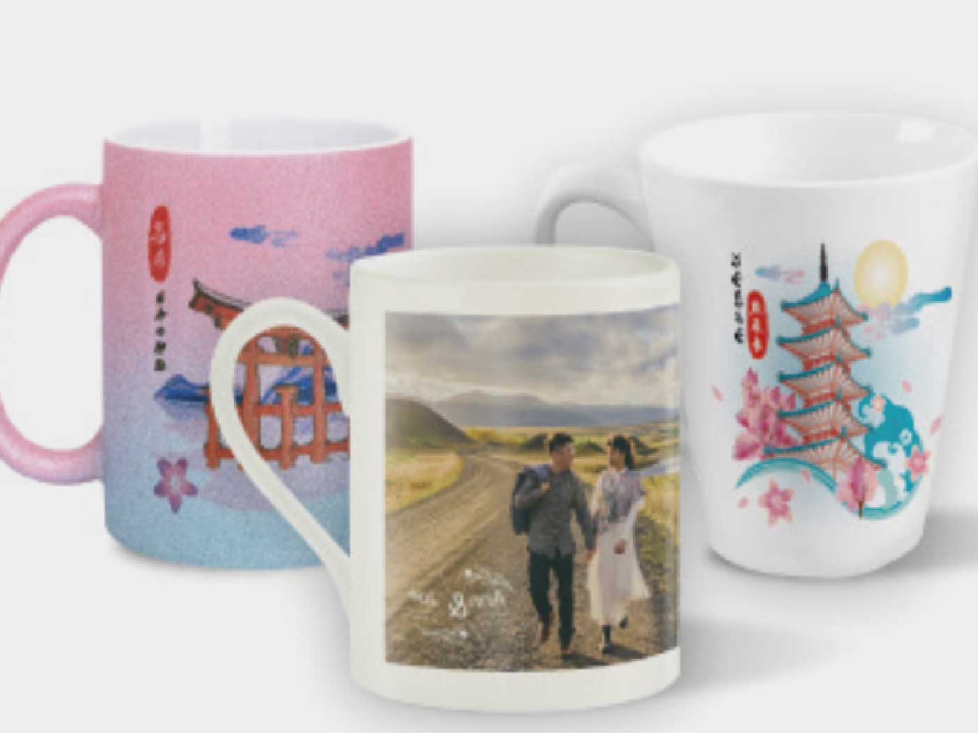 客製化馬克杯樣品展示