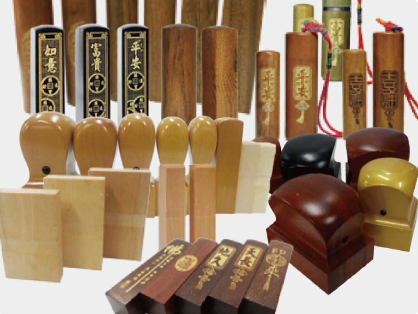 專屬訂製木頭章成品展示